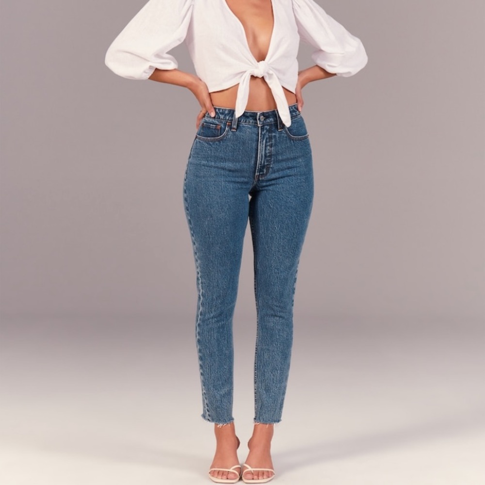 Abercrombie Curve Love The Skinny High Rise Jeans